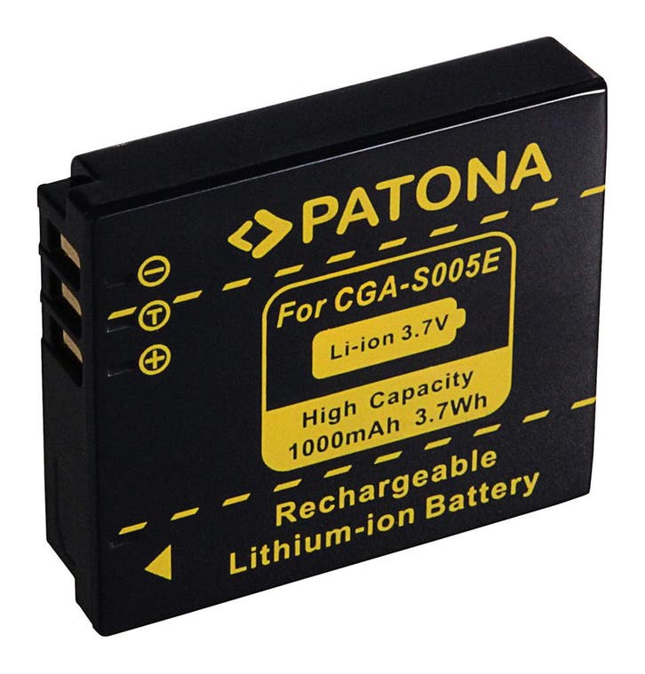 CGA-S005E, DMW-BCC12 Accu / Vervangende Batterij voor de..., Audio, Tv en Foto, Overige Audio, Tv en Foto