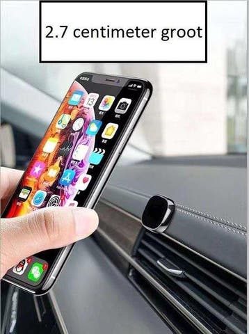 Telefoonhouder – Magnetisch Vierkant – Stevig Universeel –, Ophalen of Verzenden, Nieuw