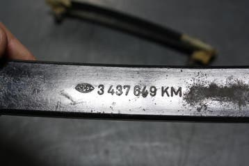 Vloer geleider met bouten, Opel Ascona A, Manta A, gebruikt., Auto-onderdelen, Verzenden, Gebruikt, Opel