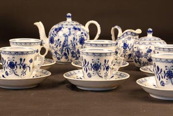 Koffieservies voor 6 (15) - Porselein