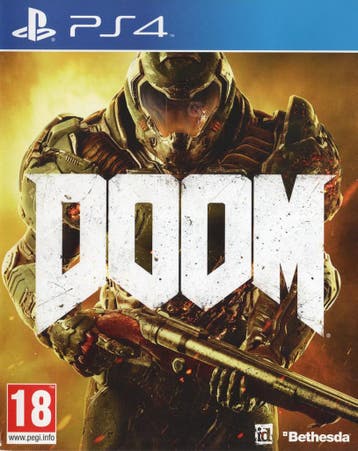 Doom - PlayStation 4 PS4 - PAL EUR - CIB, Spelcomputers en Games, Ophalen of Verzenden, Zo goed als nieuw