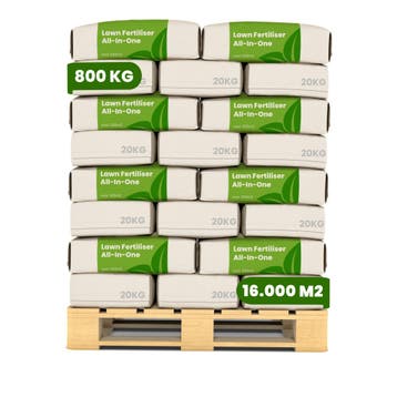 Gazonmest All-In-One (40x = 800 kg - voor 16.000 m2), Verzenden, Mest