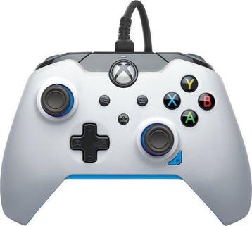 Xbox Series Controller Wired - Ion White - PDP Xbox Series, Ophalen of Verzenden, Zo goed als nieuw