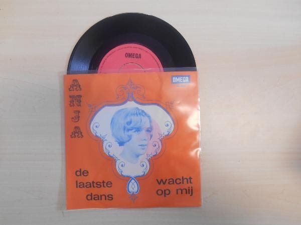 vinyl single 7 inch - Anja - De Laatste Dans, Cd's en Dvd's, Vinyl Singles, Zo goed als nieuw, 7 inch, Nederlandstalig, Verzenden