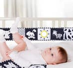 Baby voelboekje/boxhanger Sweet Animals zwart wit, Kinderen en Baby's, Verzenden, Nieuw, Kraamcadeau