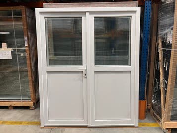 pvc kozijn, pvc raam, pui, schuifraam,  kunststof deur, raam, Verzenden, 120 tot 160 cm, Nieuw, 120 tot 160 cm