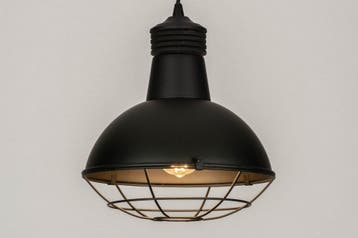 Rietveld Hanglampen - Zwart - Metaal, Verzenden, Nieuw