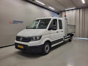 Volkswagen Crafter 2.0TDI Dubbele Cabine Kipper Automaat Eur, Gebruikt, Euro 6, Volkswagen, Wit