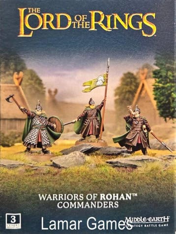 Warriors of Rohan Commanders - Middle Earth SBG (Warhammer, Hobby en Vrije tijd, Ophalen of Verzenden, Nieuw
