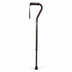 Wandelstok met Offset handvat | Kies uw kleur : Bruin | Hugo, Ophalen of Verzenden, Nieuw