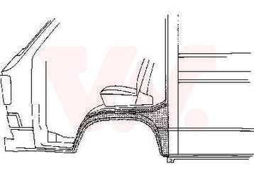 Spatbord o.a: Volkswagen, Transporter T3, Volkswagen, Ophalen of Verzenden, Spatbord, Nieuw