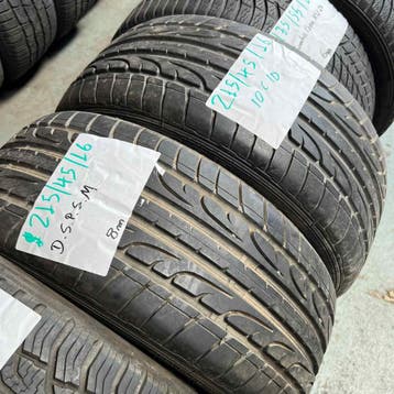 2 x Dunlop SP Sport Maxx 215-45-16 Zomerbanden 8mm, 16 inch, Ophalen of Verzenden, Band(en), Personenwagen