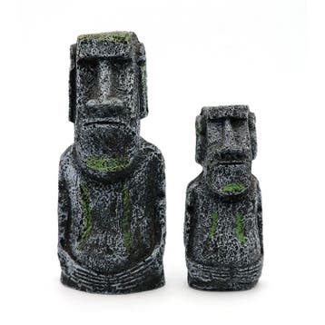 Paaseiland / Moai 17,5 cm  As-162 (Aquarium decoratie), Verzenden, Nieuw, Gevuld zeewateraquarium