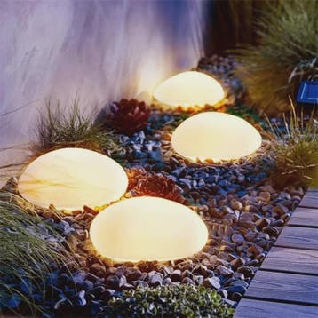 Solar Tuinlamp Steen - Decoratieve LED Verlichting voor Buit, Verzenden, Nieuw