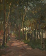 Johann Schult (1889-?) - Sonniger Waldweg