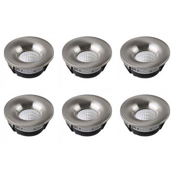 Voordeelpak LED Veranda Spot Verlichting 6 Pack - Inbouw, Ophalen of Verzenden, Nieuw, Overige fittingen, Plafondspot of Wandspot