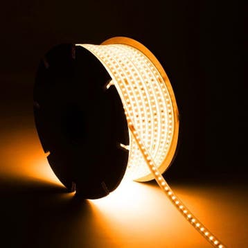 LED strip DIMBAAR - IP65 - Extra Warm Wit - per meter  - 220, Ophalen of Verzenden, Nieuw, LED