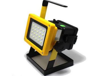 Veiling - Draagbare Led Bouwlamp op Batterij 30W, Nieuw in verpakking