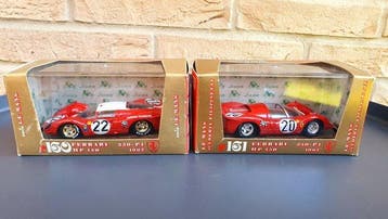 Brumm 1:43 - Model raceauto (2) - Ferrari 330 P4 HP 450 1967, Hobby en Vrije tijd, Nieuw