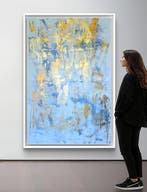 Irena Lenartowicz - Blue&Gold Composition - XXL