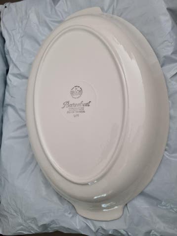 Boerenbont serveer broodschaal met handvaten 31 cm, Huis en Inrichting, Keuken | Servies, Verzenden, Nieuw, Aardewerk, Schaal of Schalen