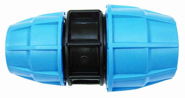Supreme pe verloopkoppeling, Kiwa, 2x klem-63 x 32 mm, Doe-het-zelf en Verbouw, Overige Doe-het-zelf en Verbouw, Verzenden