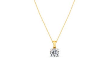 Halsketting - 14 karaat Geel goud - 3.22ct. tw. Diamant, Nieuw