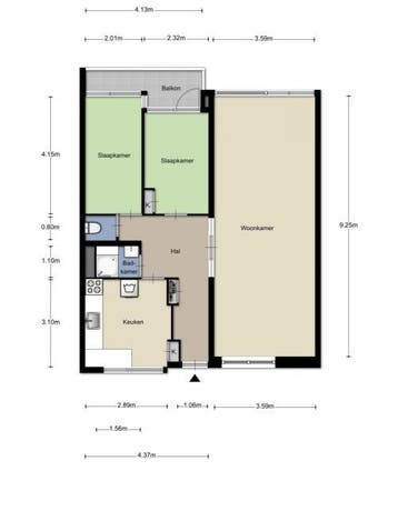 Te Huur 3 Kamer Appartement Professor Cobbenhagenlaan In Til, Rotterdam, Tilburg, Direct bij eigenaar, Appartement