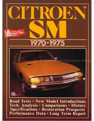 CITROËN SM 1970 - 1975 (BROOKLANDS ROADTEST BOOK), Boeken, Nieuw, Author