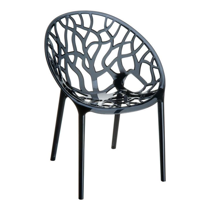 Garden Impressions Crystal tuinstoel - zwart, Tuin en Terras, Tuinsets en Loungesets, Verzenden