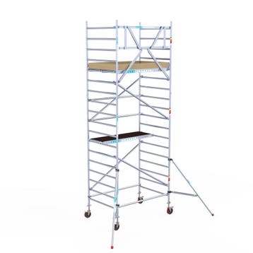 Basic rolsteiger 135 x 6,2m werkhoogte, Verzenden, Nieuw, Rolsteiger of Kamersteiger, 5 meter of hoger