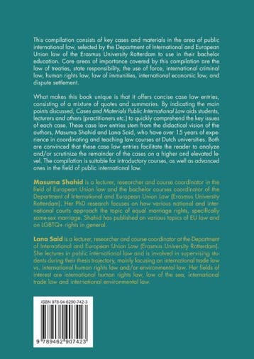 Cases and Materials Public International Law / Boom, Boeken, Verzenden, Gelezen, Lana Said