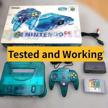 Nintendo - Nintendo 64 Console Clear Blue Ice Blue Boxed, Nieuw