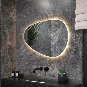 2dekans | Mirlux Badkamerspiegel met LED Verlichting –, Huis en Inrichting, Woonaccessoires | Spiegels, Ophalen of Verzenden, Zo goed als nieuw