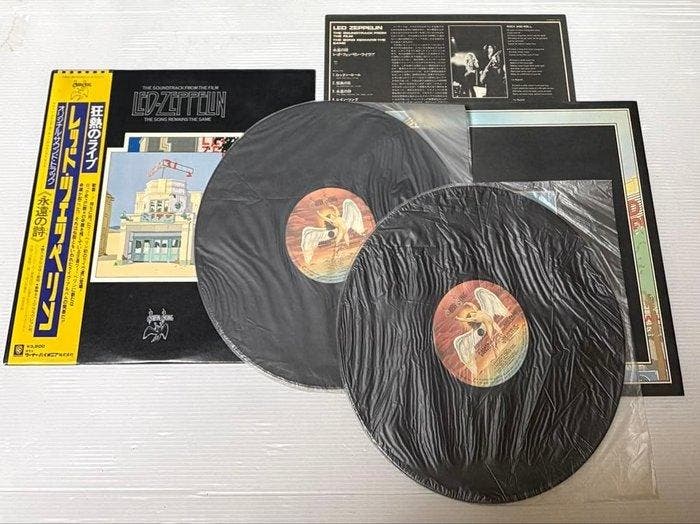 Led Zeppelin - The Song Remains The Same - 2 x LP Album, Cd's en Dvd's, Vinyl Singles