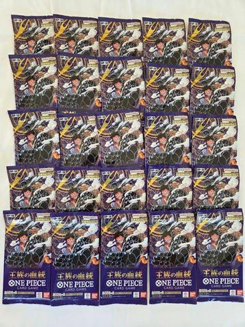 Bandai - 25 Booster pack - One Piece - Lot of 25 boosters, Nieuw