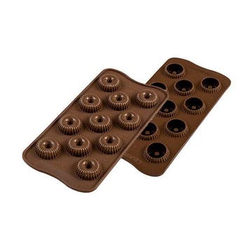 Silikomart Siliconen Bonbonvorm Torus (11x) Ø3cm**, Verzenden, Nieuw