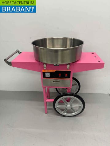 HCB Suikerspinmachine met onderstel 52 cm 230V Horeca, Zakelijke goederen, Ophalen of Verzenden, Nieuw in verpakking