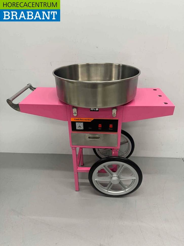 HCB Suikerspinmachine met onderstel 52 cm 230V Horeca, Zakelijke goederen, Horeca | Keukenapparatuur, Nieuw in verpakking, Ophalen of Verzenden
