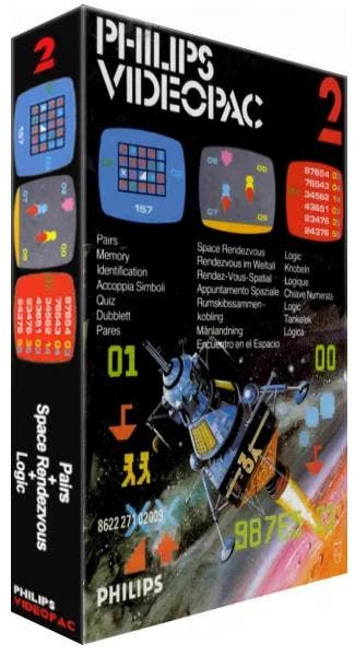 Philips Videopac 2 - Pairs / Space Rendezvous / Logic [Hard, Computers en Software, Verzenden