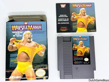 Nintendo NES - WWF - Wrestlemania - Hangtab - EEC, Verzenden, Gebruikt