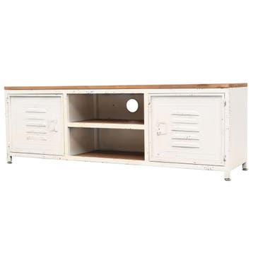 vidaXL Tv-meubel 120x30x40 cm wit, 100 tot 150 cm, Verzenden, Nieuw, Minder dan 100 cm