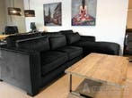 Loungebank Amsterdam - loungebanken - Zwart, Huis en Inrichting, Nieuw, 150 cm of meer, Stof, 250 tot 300 cm