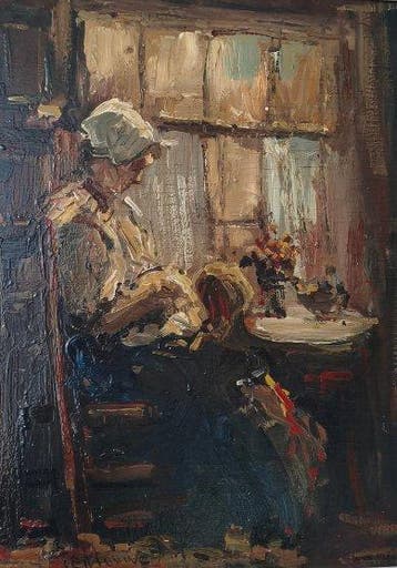 Cornelis Kees Terlouw (1890-1948) - Intiem Hollands