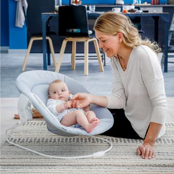 Hauck Alpha Bouncer 2-in-1 | Grijs | Retourdeal 24% Korting, Overige merken, Wipstoel, Ophalen of Verzenden, Met gordel(s) of riempje(s)