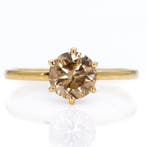 Zonder minimumprijs - Ring - 14 karaat Geel goud - 1.15ct., Nieuw