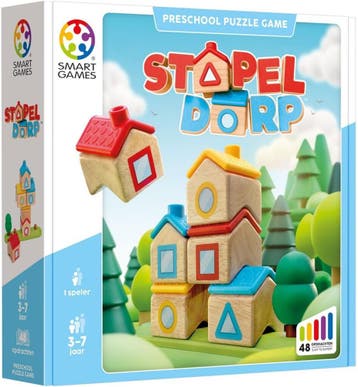 Stapeldorp (NL versie) | Smart Games - Educatieve spellen, Verzenden, Nieuw