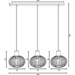 LED Hanglamp - Hangverlichting - Trion Alia - E27 Fitting -, Ophalen of Verzenden, Nieuw, Metaal