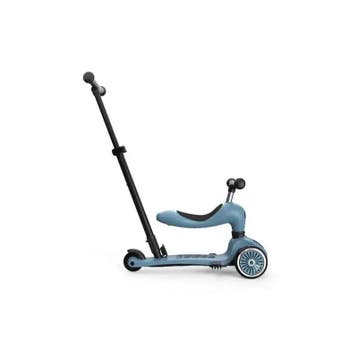 Scoot & Ride Highwaykick 1 Push & Go - Steel, Kinderen en Baby's, Verzenden, Nieuw