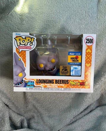 Funko - Funko Pop Funko Lounging Beerus n. 2500 - Italië